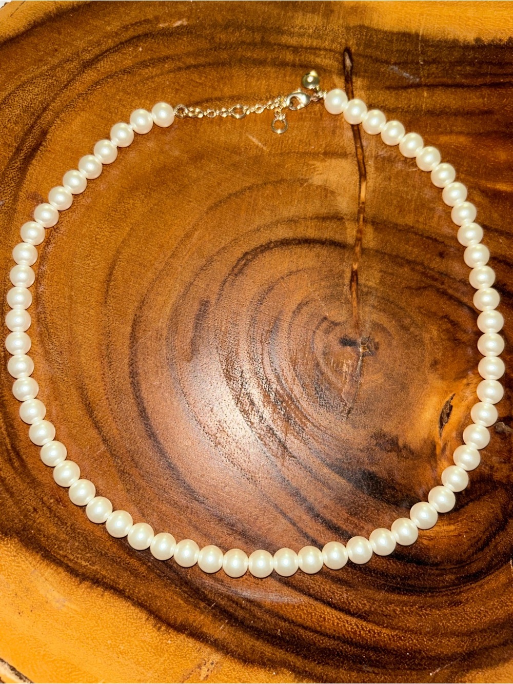 Classic White Faux Pearl Choker Necklace - Elegant Women's Jewelry